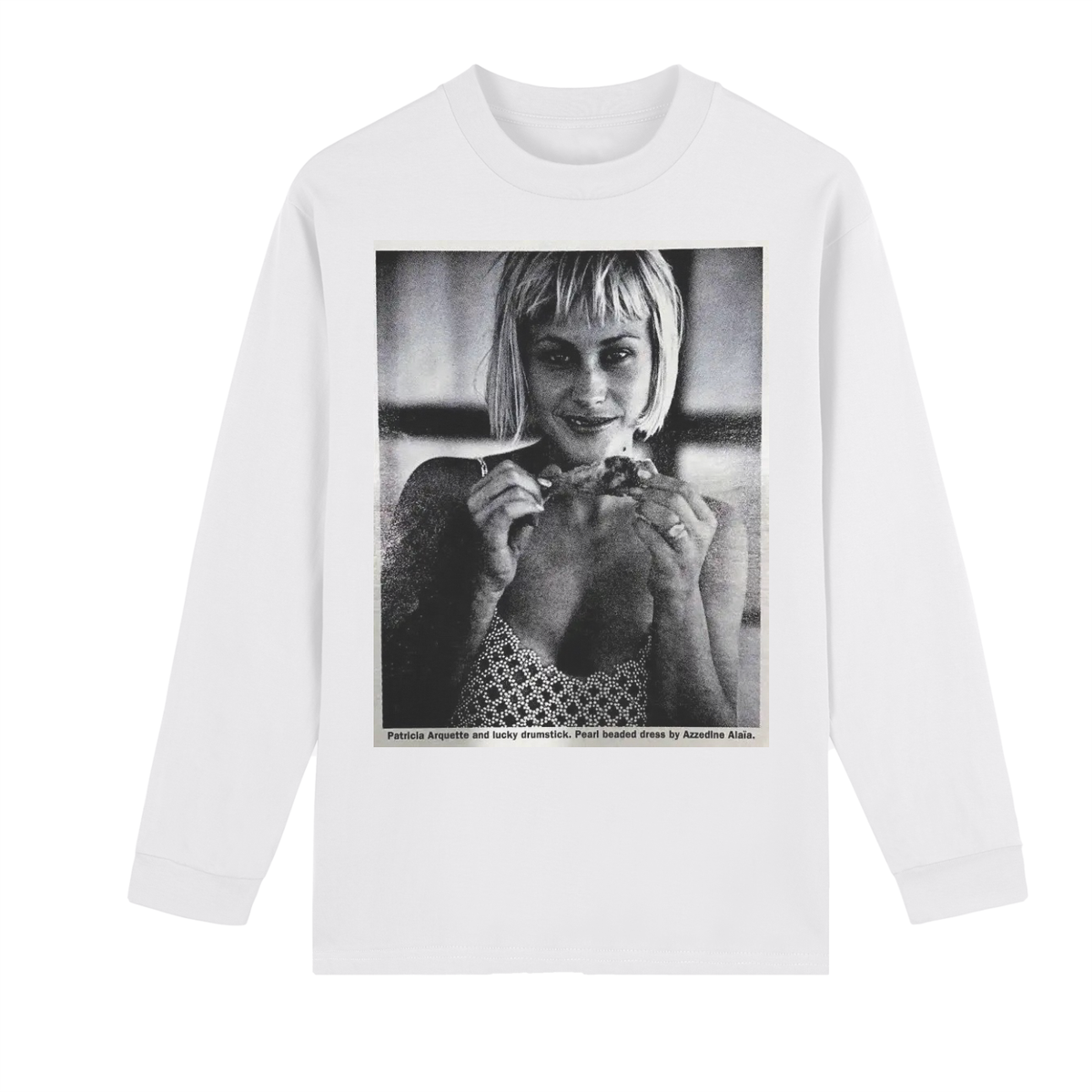 "drumstick" long sleeve t-shirt