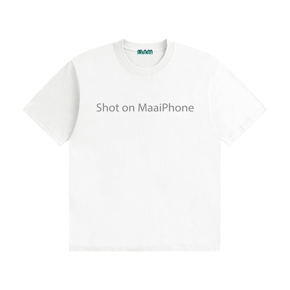 "shot on maaiphone" tee