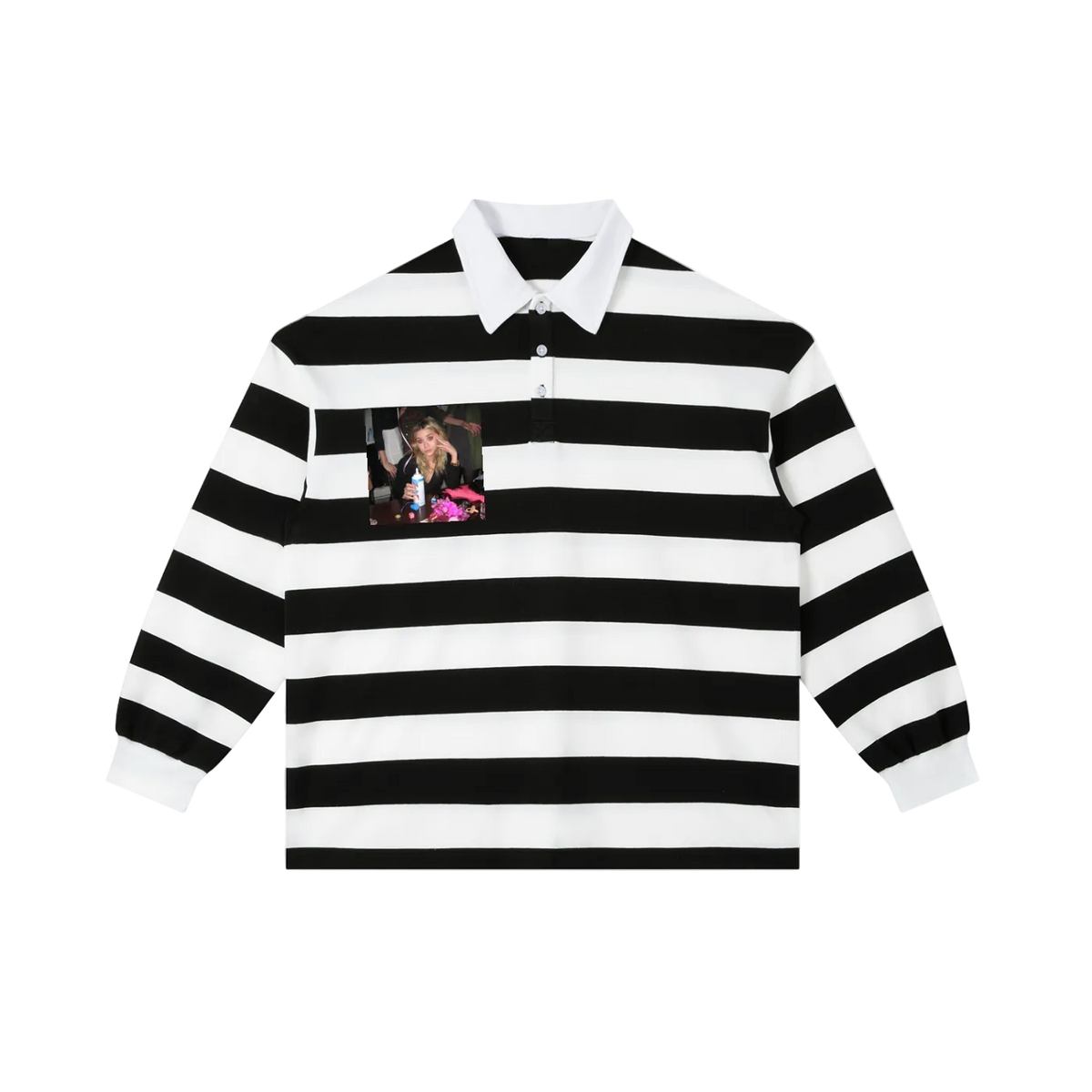 "earn ur stripes" polo shirt
