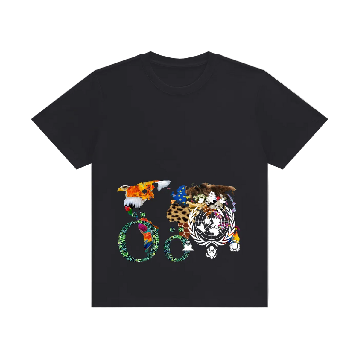 "un world" t-shirt