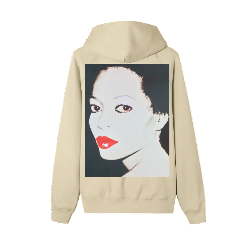 "stare...." zip up fleece hoodie